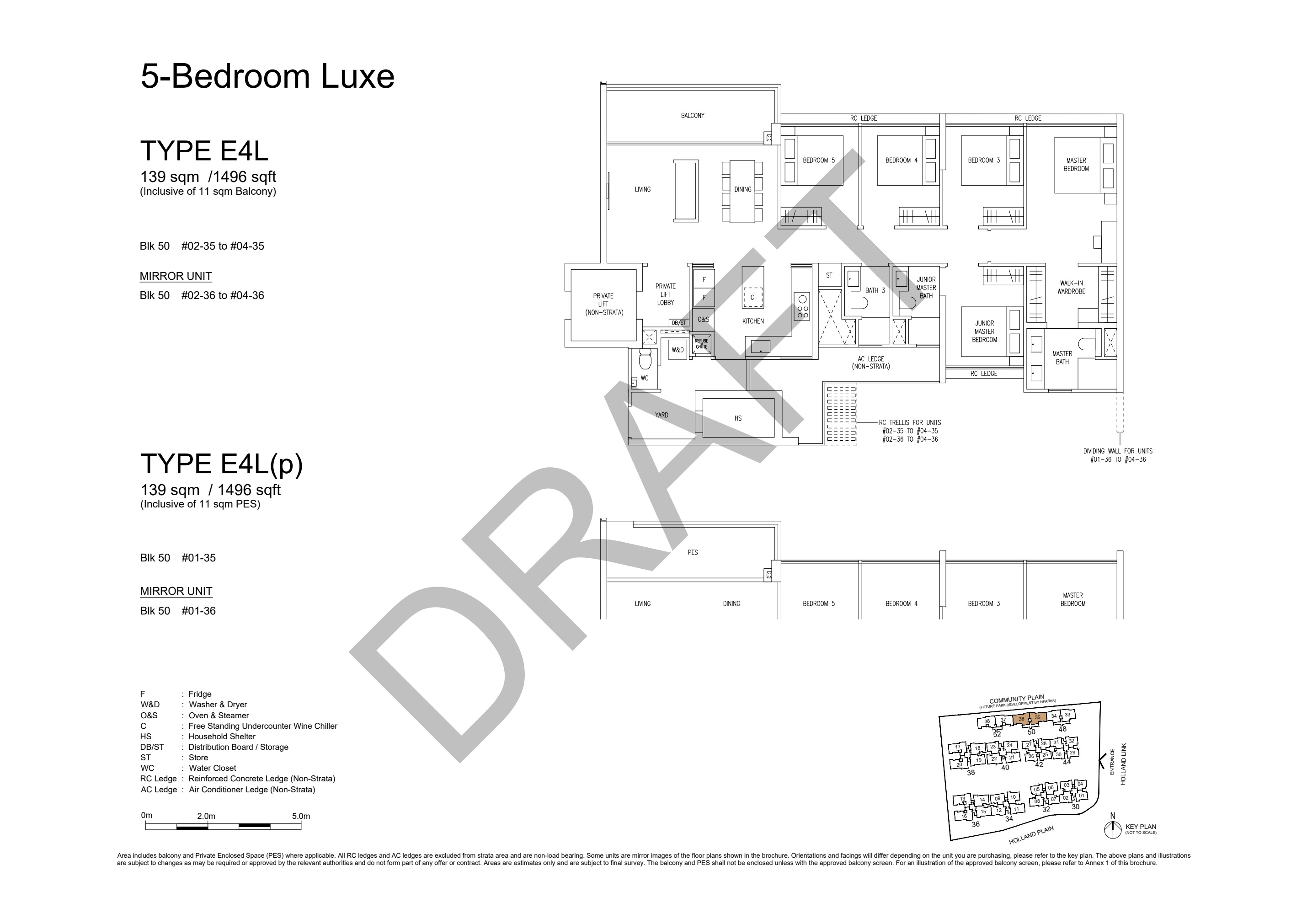 5-Bedroom Luxe · Type E4L floor plan