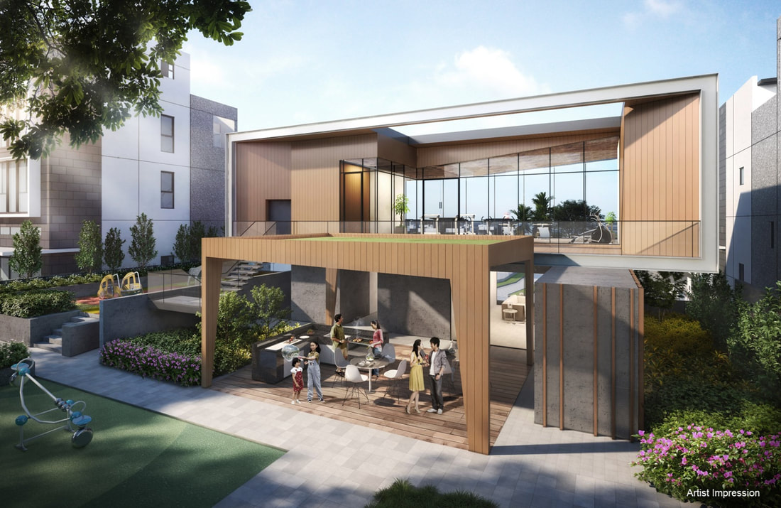 Belgravia Ace clubhouse and barbecue area