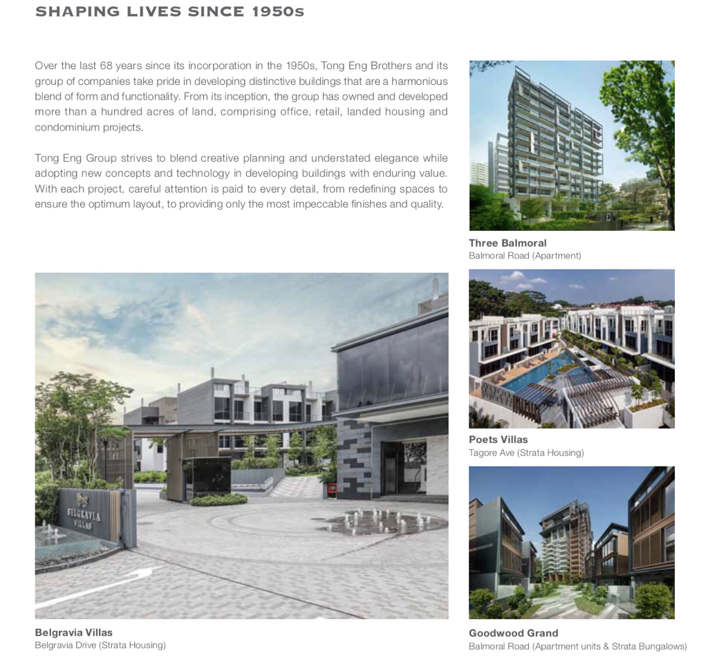 Strata landed living and nearby developments