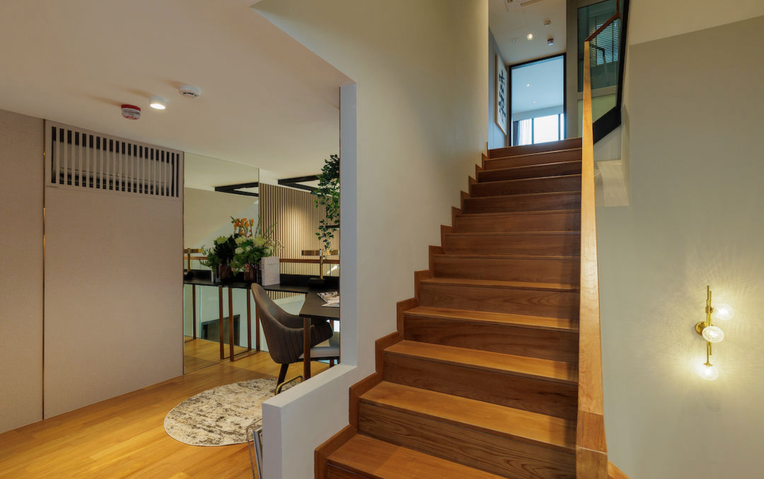 Belgravia Ace furniture loft arranged as a study