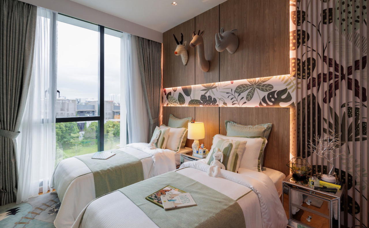 One of three Type B bedrooms on Level 3