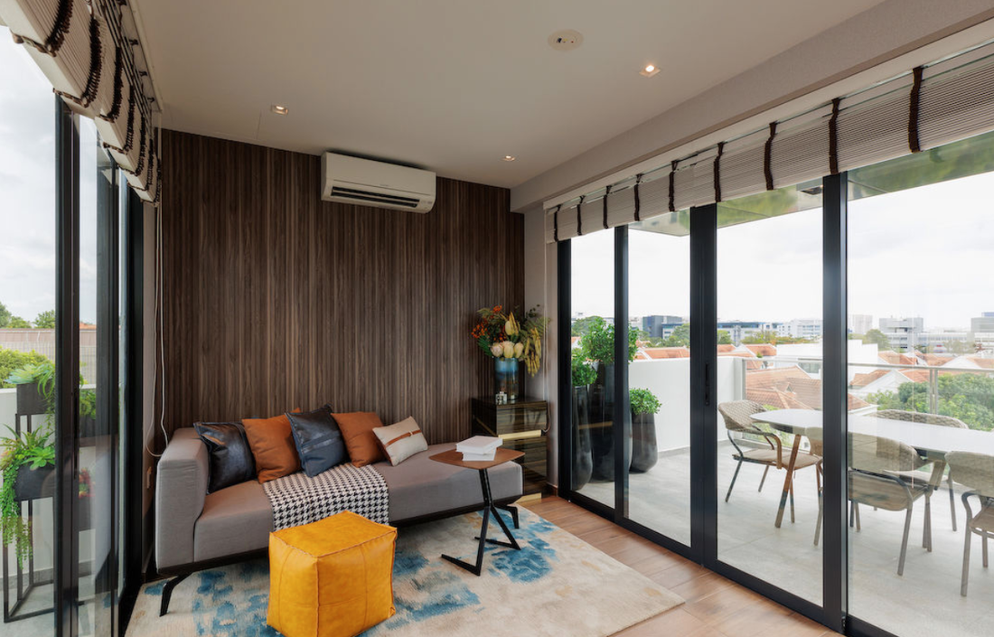 Type B roof terrace and family room