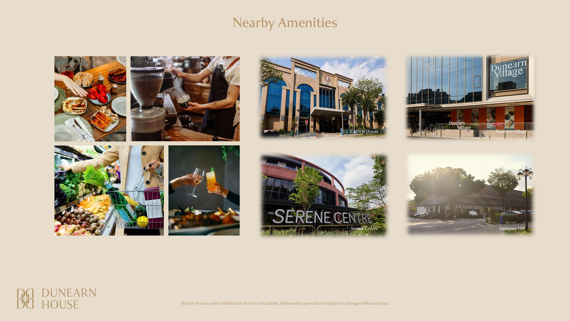 Nearby amenities around Dunearn House